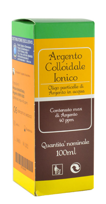 ARGENTO COLLOIDALE IONICO 40PPM CERTIFICATO SPRAY CON CONTAGOCCE 100 ML - farmascienza.it