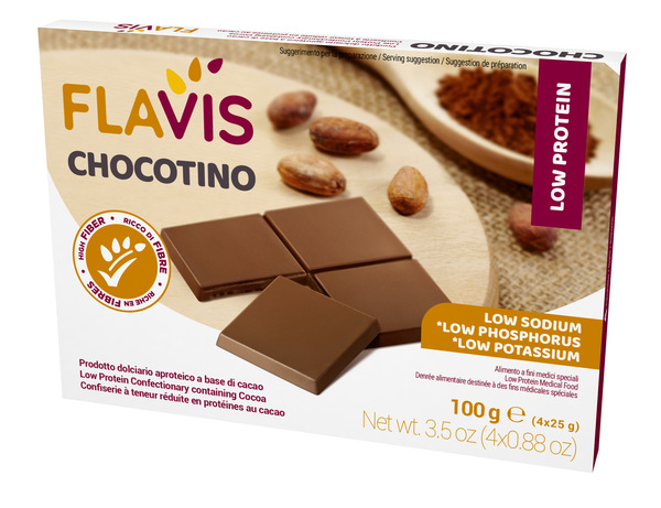 FLAVIS CHOCOTINO 4 PORZIONI DA 25 G - farmascienza.it