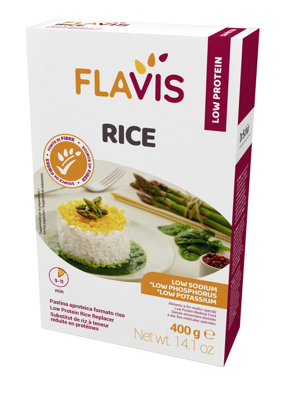 FLAVIS RICE PASTINA APROTEICA FORMATO RISO 400 G - farmascienza.it