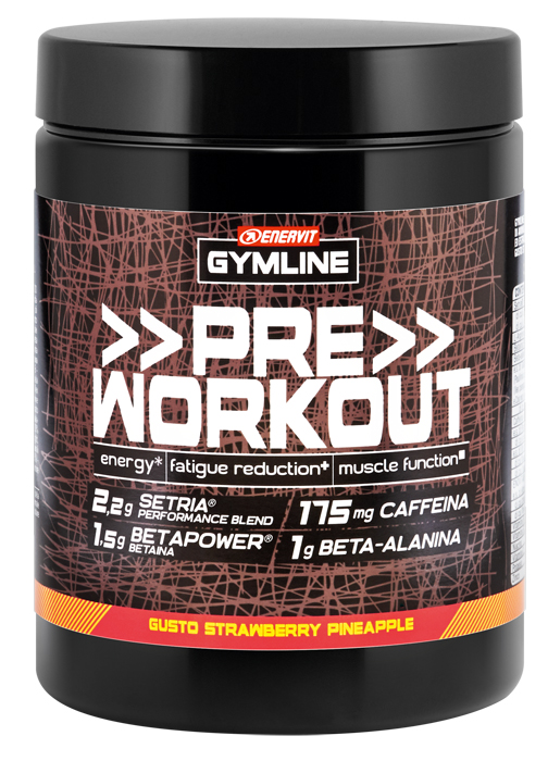GYMLINE PRE WORKOUT STRAWBERRY PINEAPPLE 313 G - farmascienza.it