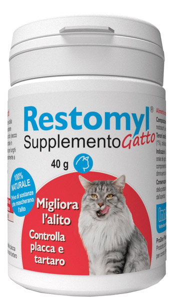RESTOMYL SUPPLEMENTO GATTO FLACONCINO 40 G - farmascienza.it