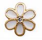ORECCHINO POST-FORATURA DAISY FLOWER CRYSTALS BJT970 - farmascienza.it