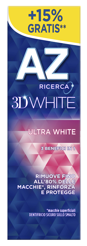AZ 3D WHITE ULTRA WHITE DENTIFRICIO 75 ML - farmascienza.it