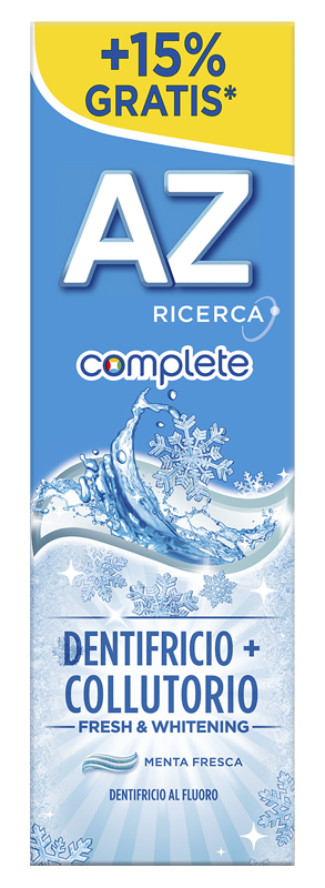 AZ COMPLETE DENTIFRICIO + COLLUTORIO WHITENING 75 ML - farmascienza.it