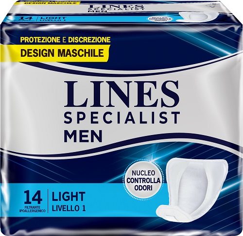 PANNOLONI LINES SPECIALIST MEN LIVELLO 1 14 PEZZI - farmascienza.it