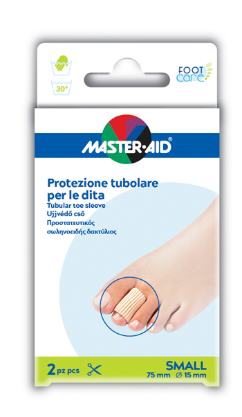 TUBO IN GEL MASTER-AID ELASTICIZZATO S 7,5 CM 2 PEZZI - farmascienza.it