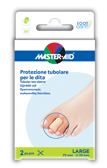 TUBO IN GEL MASTER-AID ELASTICIZZATO L 7,5 CM 2 PEZZI - farmascienza.it