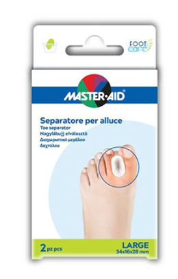 SEPARATORE DITA IN GEL MASTER-AID PER ALLUCE L 2 PEZZI - farmascienza.it