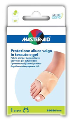 PROTEZIONE MASTER-AID IN GEL E TESSUTO PER ALLUCE VALGO 1 PEZZO - farmascienza.it