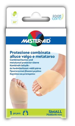 PROTEZIONE MASTER-AID PER ALLUCE VALGO E METATARSO S 1 PEZZO - farmascienza.it