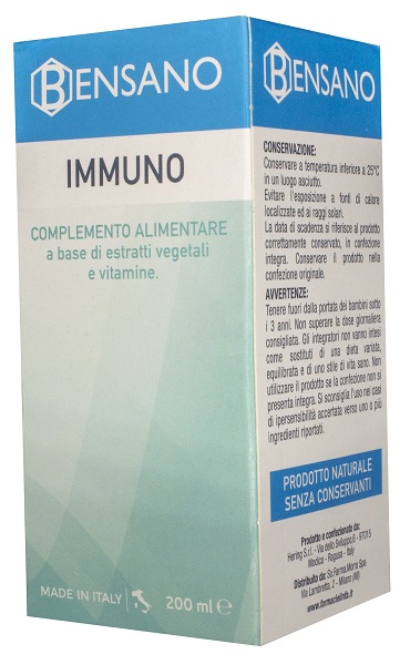 BENSANO IMMUNO 200 ML - farmascienza.it