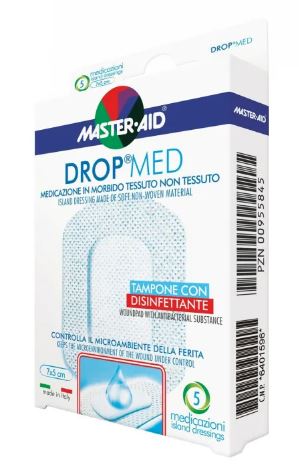 MEDICAZIONE MASTER-AID DROP MED 10 X 10 CM 5 PEZZI - farmascienza.it