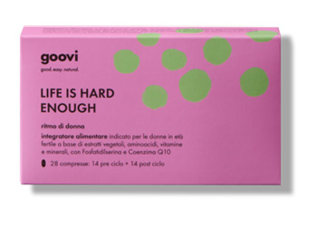 GOOVI LIFE IS HARD ENOUGH RITMO DI DONNA 28 COMPRESSE - farmascienza.it