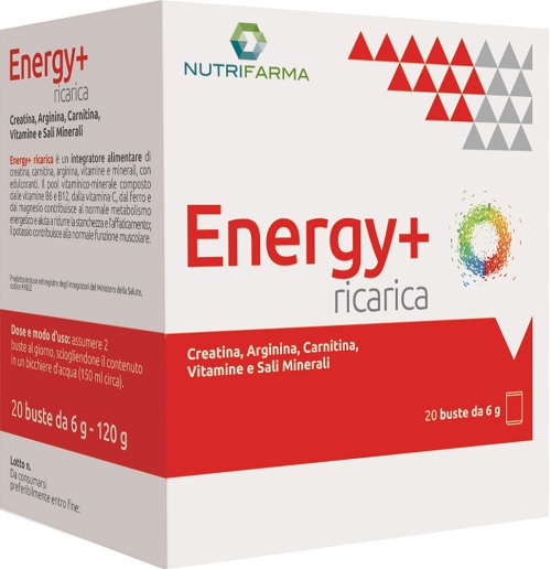 ENERGY+ RICARICA 20 BUSTINE - farmascienza.it