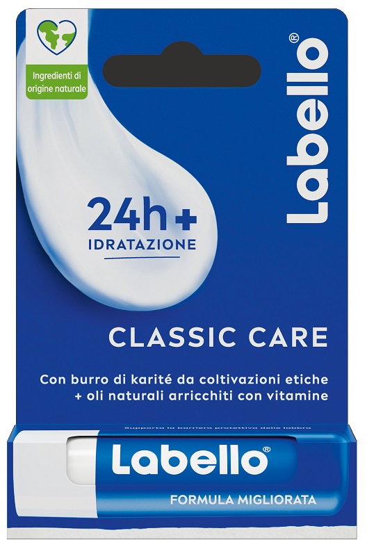 LABELLO CLASSIC CARE STICK 24H IDRATAZIONE FONDENTE SULLE LABBRA 5,5 ML - farmascienza.it