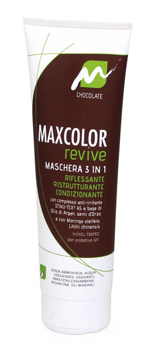MAXCOLOR REVIVE MASCHERA CHOCOLATE 250 ML - farmascienza.it