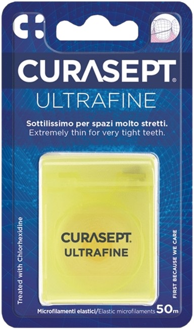 CURASEPT ULTRAFINE FILO INTERDENTALE NON CERATO CLOREXIDINA - farmascienza.it