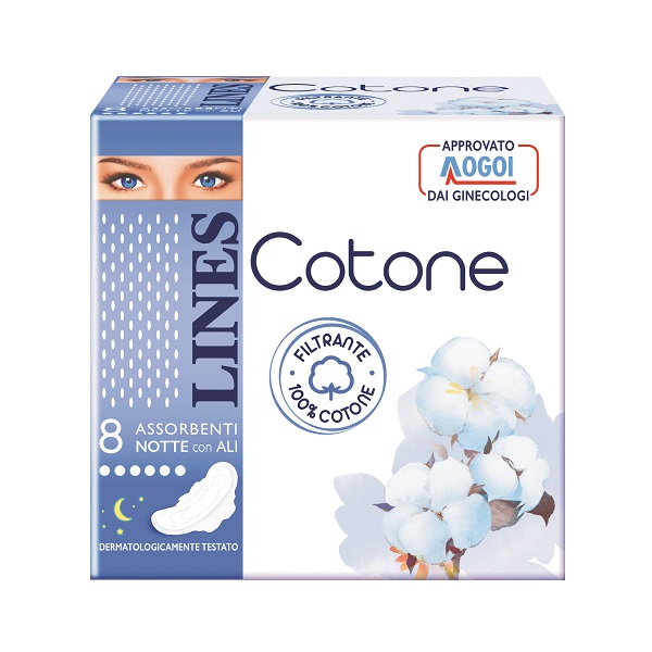 LINES COTONE ULTRA NOTTE 8 PEZZI - farmascienza.it