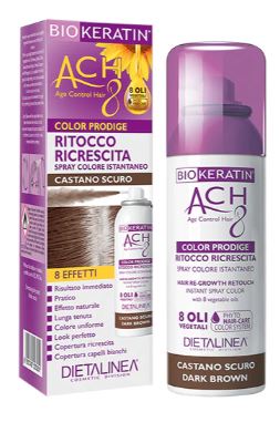 BIOKERATIN ACH8 PRODIGE RITOCCO RICRESCITA CASTANO SCURO 75 ML DIETALINEA - farmascienza.it