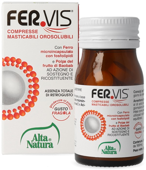 FERVIS 20 COMPRESSE MASTICABILI OROSOLUBILI - farmascienza.it