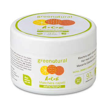 GREENATURAL MASCHERA ANTICRESPO MULTIVITAMINE ACE 200 ML - farmascienza.it