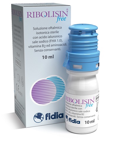 COLLIRIO SOLUZIONE OFTALMICA RIBOLISIN FREE 10 ML - farmascienza.it
