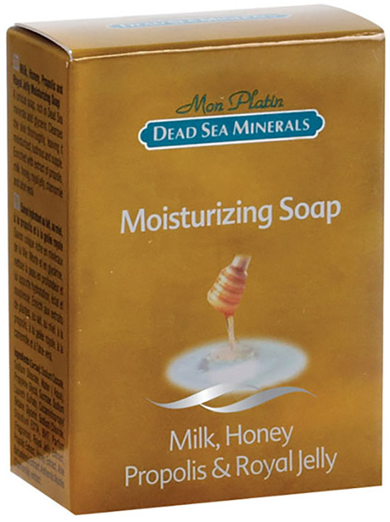 DSM MON PLATIN SAPONE IDRATANTE AL LATTE  MIELE  PROPOLI & PAPPA REALE 120 G - farmascienza.it