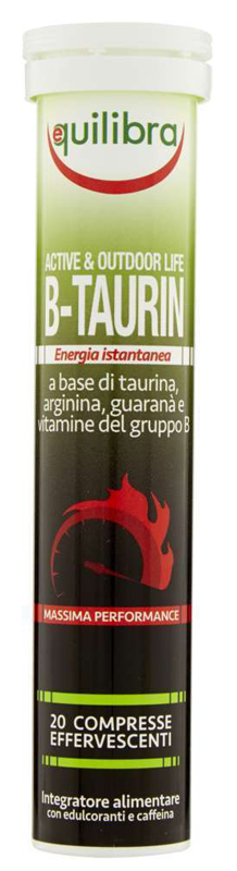 B TAURIN 20 COMPRESSE EFFERVESCENTI - farmascienza.it