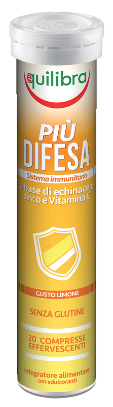 PIU' DIFESA GUSTO LIMONE 20 COMPRESSE EFFERVESCENTI - farmascienza.it