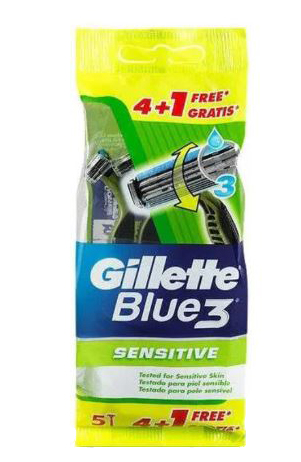 GILLETTE BLUE3 SENS 4 PEZZI + 1 G - farmascienza.it