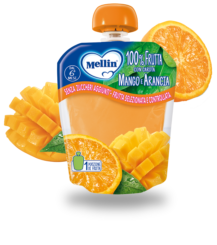 MELLIN POUCH ARANCIA MANGO 90 G - farmascienza.it