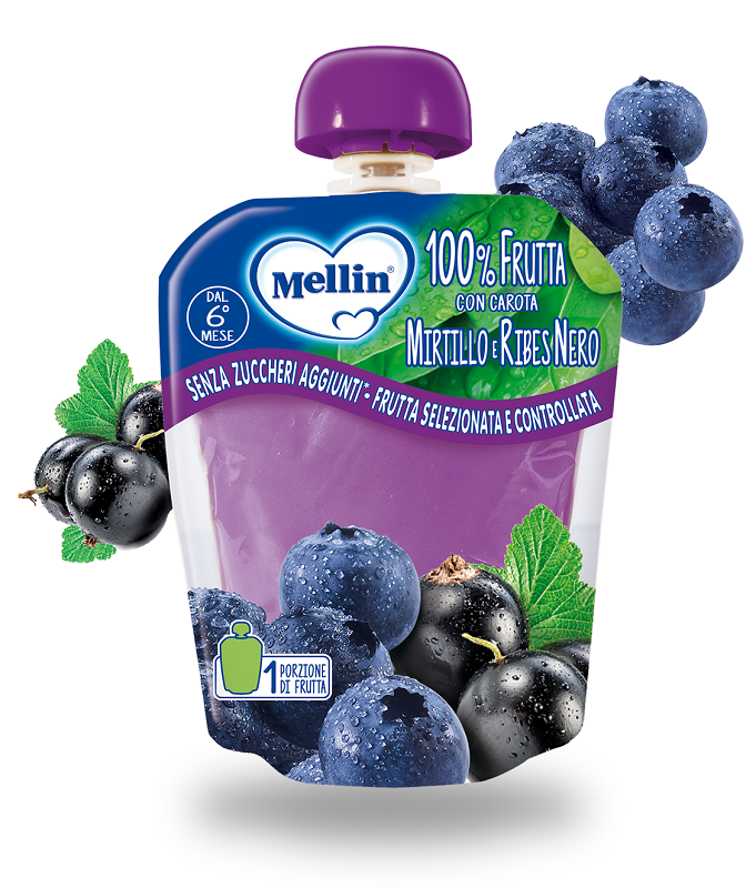 MELLIN POUCH MIRTILLO/RIBES 90 G - farmascienza.it