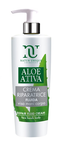 ALOE ATTIVA CREMA FLUIDA RIPARATRICE 190 ML NATUR UNIQUE - farmascienza.it