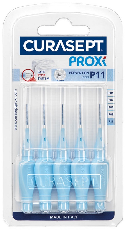 CURASEPT PROXI P11 AZZURRO/LIGHT BLUE 5 PEZZI - farmascienza.it