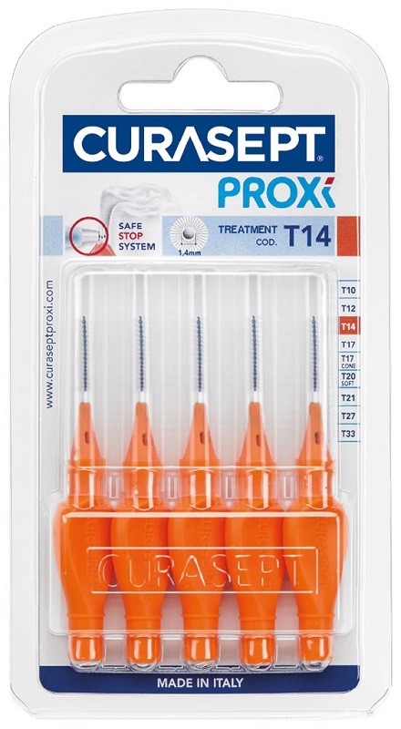 CURASEPT PROXI T14 ARANCIO/ORANGE 5 PEZZI - farmascienza.it