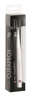 SPAZZOLINO CURAPROX WHITE IS BLACK WHITE/BLACK 2 PEZZI - farmascienza.it