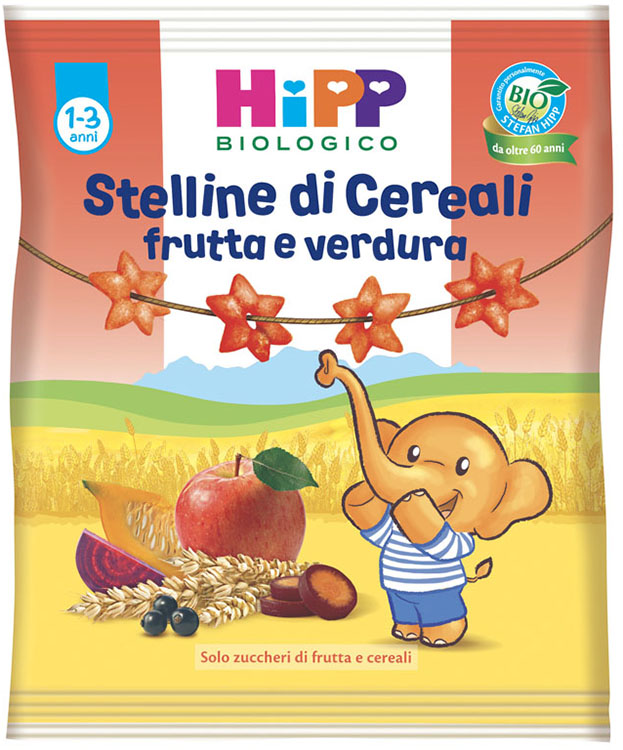 HIPP BIO STELLINE FRUTTA VERDURA 30 G - farmascienza.it
