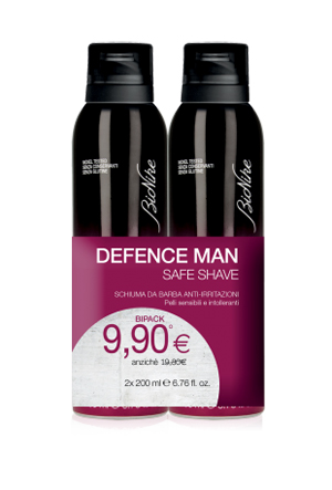 DEFENCE MAN BIPACK SCHIUMA BARBA 2 X 200 ML - farmascienza.it