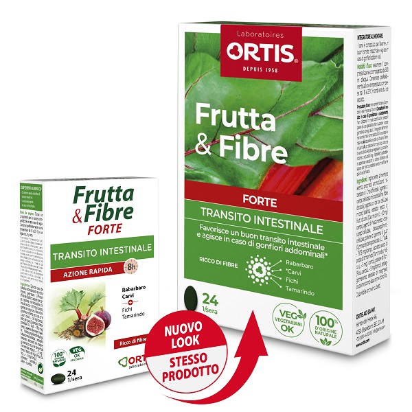 FRUTTA & FIBRE FORTE 24 COMPRESSE - farmascienza.it