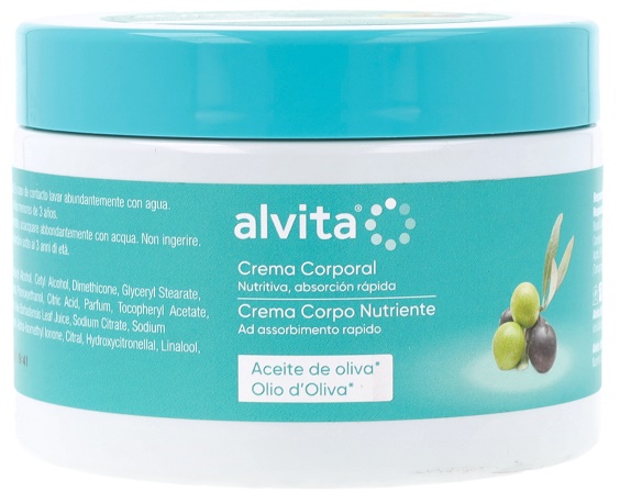 ALVITA CREMA CORPO NUTRIENTE OLIO D'OLIVA 300 ML - farmascienza.it