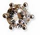 ORECCHINO POST FORATURA CROWN ZIRCON 6 MM STAINLESS STEEL ARTICOLO BJT958S - farmascienza.it