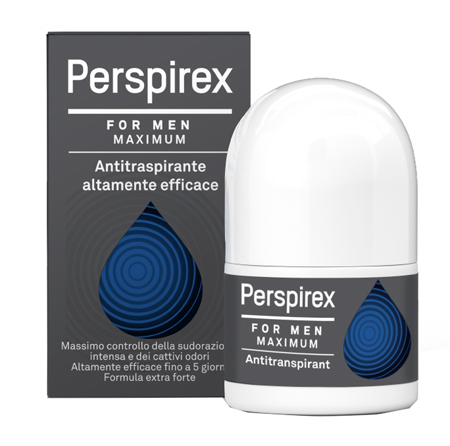PERSPIREX FOR MEN MAXIMUM ANTITRASPIRANTE ROLL ON 20 ML - farmascienza.it