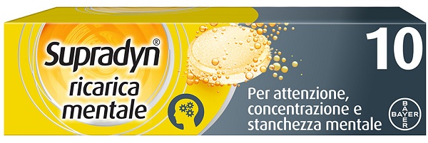 SUPRADYN RICARICA MENTALE 10 COMPRESSE - farmascienza.it
