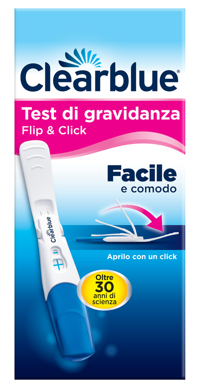 TEST DI GRAVIDANZA CLEARBLUE FLIP & CLICK 1 PEZZO - farmascienza.it