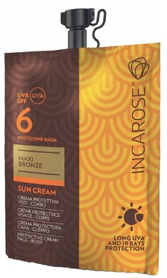 INCAROSE MAXI BRONZE SUN CREAM SPF6 50 ML - farmascienza.it