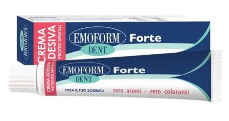 CREMA ADESIVA EMOFORM DENT FORTE PER PROTESI DENTALI 70 G - farmascienza.it