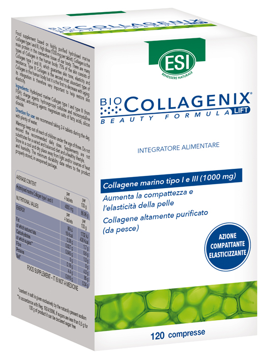 ESI BIOCOLLAGENIX 120 COMPRESSE - farmascienza.it