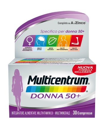 MULTICENTRUM DONNA 50+ 60 COMPRESSE - farmascienza.it