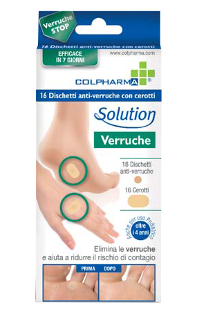 DISCHETTO ANTIVERRUCA CON CEROTTI COLPHARMA - farmascienza.it