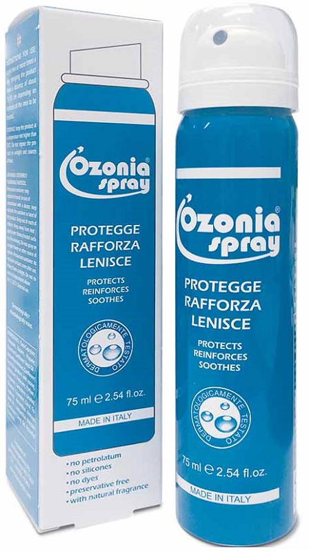 OZONIA SPRAY A BASE DI OLIO OZONIZZATO PER CUTE E MUCOSE ARROSSATE INFIAMMATE DISTROFICHE SENSIBILI 75 ML - farmascienza.it